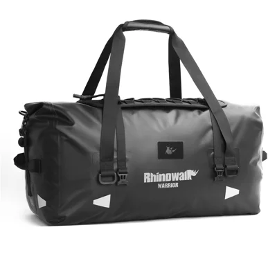 RHINOWALK MYS2405 65L Expandable Motorcycle Rear Seat Waterproof Bag MOLLE Motorbike Luggage Bag