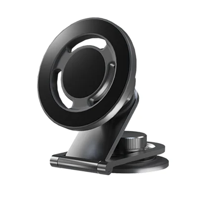 H21+AT25 For Tesla Model 3/Y Floating Screen Foldable Metal Phone Holder Magnetic Mount Cellphone Bracket