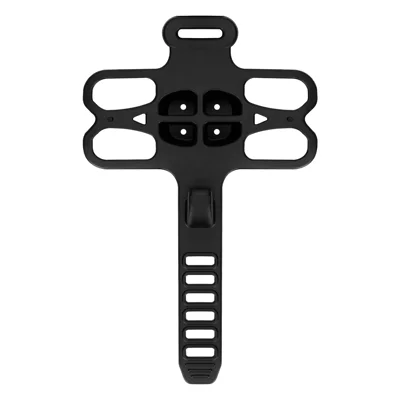 ENLEE Bicycle Handlebar Phone Mount Holder Anti Slip Silicone Strap Shock Absorbing Cellphone Stand - Black