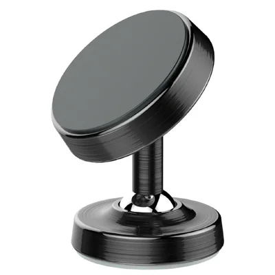 LDNIO MG08 Mini Magnetic Car Phone Holder 360 Degree Rotation Universal Desktop Car Mount Stand - Black