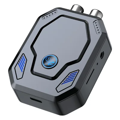 W25 Bluetooth 5.4 Аудио Трансивер с AUX + RCA Двухпортовым и Разъемом для TF Карты Автомобильный Адаптер для Колонок