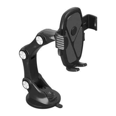 XZ3+JZ3 Car Dashboard / Windshield Mount Three Segment Nano Suction Cup Base Automatic Clamping Phone Holder Bracket