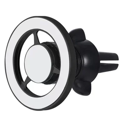 KLZ-KB100 Car Magnetic Phone Mount Für Iphone 12-14 Serie Air Entlüftung Telefonhalter Support 360-grad-drehung - Schwarz