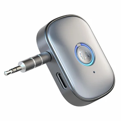 Récepteur mains libres W1 AUX pour voiture, récepteur mini Bluetooth 5.3 portable, adaptateur audio pour voiture