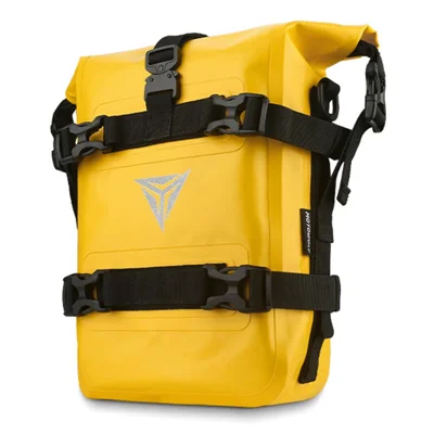 MOTOWOLF MDL0715 Waterproof Motor Bumper Dry Bag Motorcycle Tank Side Saddle Pack - Yellow