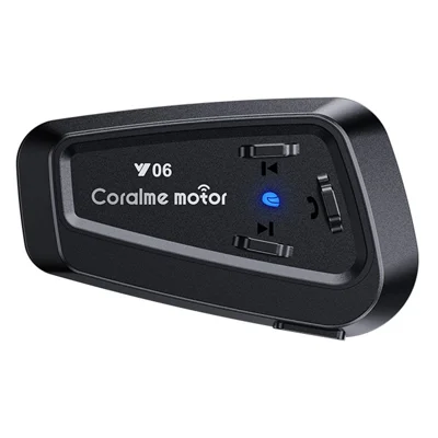 Y06 Motorcycle Helmet Bluetooth-compatible Headset Waterproof Noise Reduction Wireless Bluetooth-compatible Headphones - Hard Microphone