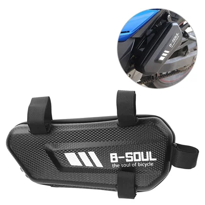 Sac latéral étanche B-SOUL 2L pour moto, sac de rangement pour outils de réparation, coque rigide, côté gauche