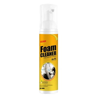 EELHOE 100ml Multifunktionaler Schaumreiniger für Autointerior Sitze Lenkrad