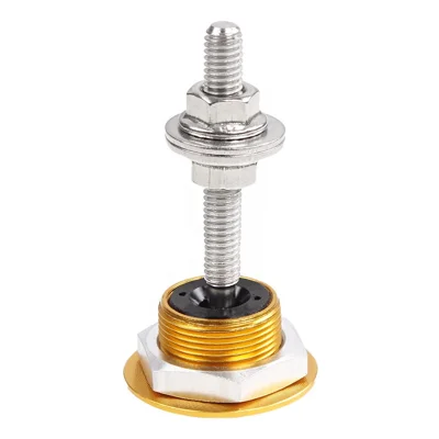 ENL012 Universal Aluminiumlegierung 30-mm-motorhaubenschlossabdeckung Anti-diebstahl-design 53 mm Schraube - Gold