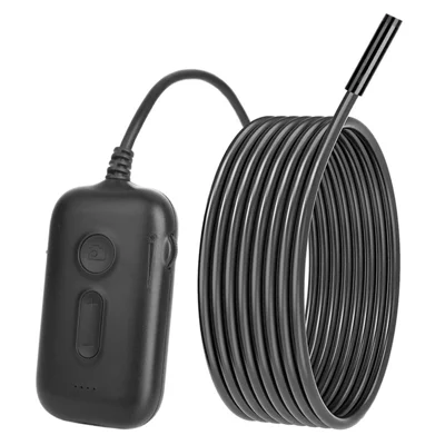 Y15 8 mm enkeltlinse WiFi-endoskop HD rør vandtæt inspektionskamera, 5 m hårde ledning