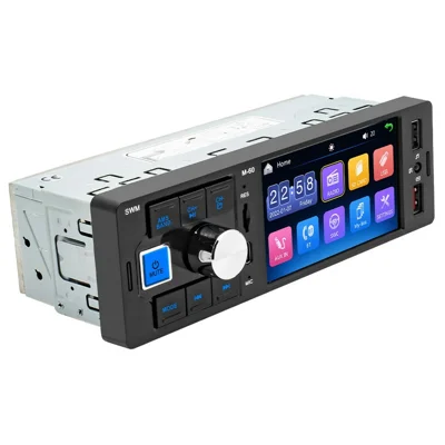 M-60 4.1-inch HD Touchscreen Car MP5 Player Bluetooth-compatible Dual USB Reverse Image Player