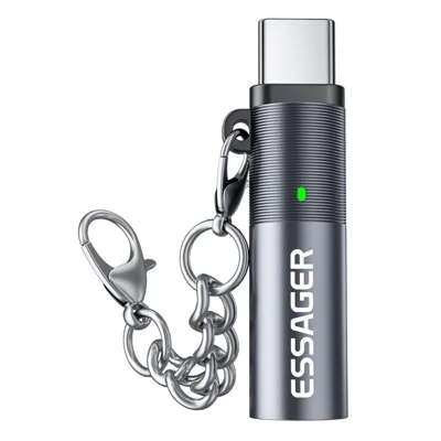 ESSAGER Type-C Cigarette Lighter Tungsten Wire Heating Auto Shut-Off Compact Aluminum Alloy