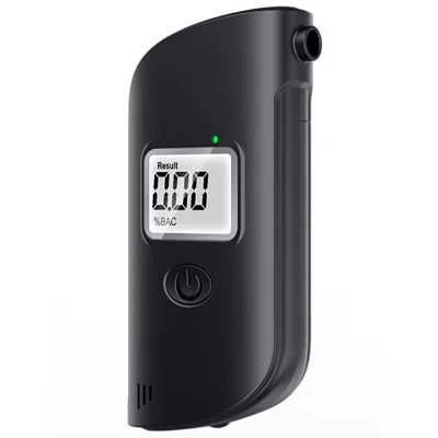 MR689 Portable Breathalyzer Alcohol Tester High Precision BAC Detector Analyzer with White LED Light