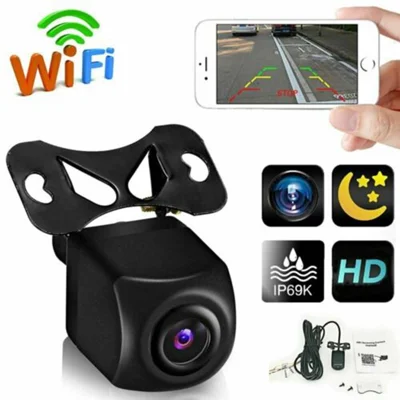 W103 Wireless Car Backup Camera Real Time Monitoring WiFi Rear View Reversing Camera Electronic Rearview Mirror