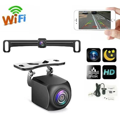 W103A Reverse Parking Real Time Monitoring WiFi Electronic Rearview Mirror Car Wireless Backup Camera