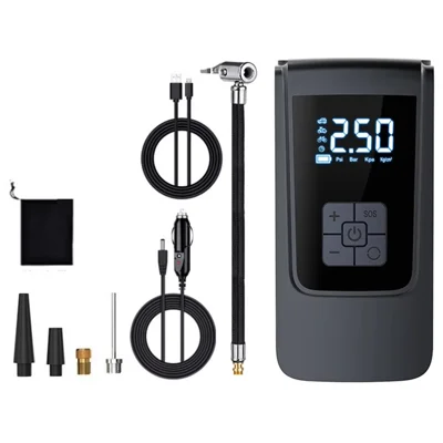 ST-9624C Wireless Inflator Pump DC / USB Digital Display Car Tire Air Compressor Portable Smart Pressure Gauge