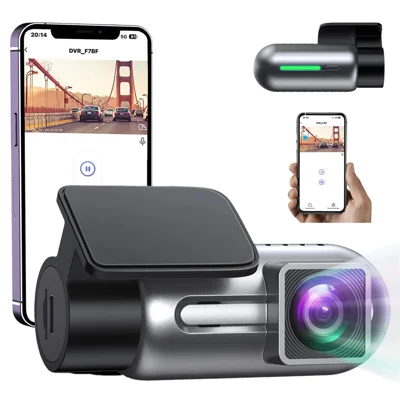 V57 1080P Dash Cam Wide Angle Car DVR 24H Parking Mode WiFi App Control Mini Driving Recorder