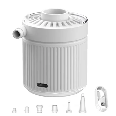 H9726 35W 3.5kPa Mini Electric Inflator with LED Light Portable Wireless Air Pump for Swimming Rings Air Beds