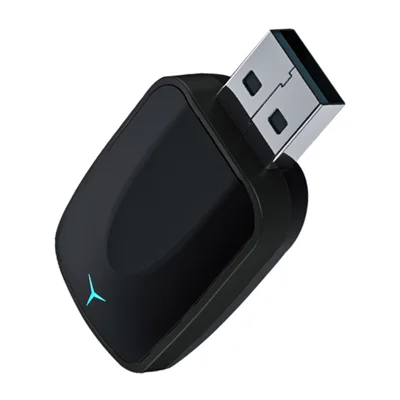 AB051E 2 in 1 CarPlay Android Auto Wireless Adapter Bluetooth-Compatible WiFi Connection USB Dongle - Black