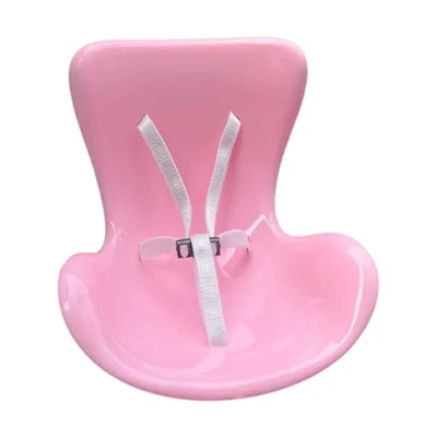 For Labubu Mini Plush Doll Safety Seat Car Air Outlet Mount Ornament Interior Decoration - Pink