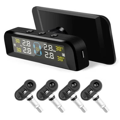 TY05 4 Internal Sensors Real Time Display Smart Tire Pressure Monitoring System for Car TPMS