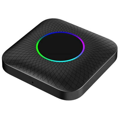 TBOX-LED-4GB+64GB Kabel zu Wireless Car Play Adapter Android 13 Auto Qualcomm Octa-Core Box, Eurasische Version