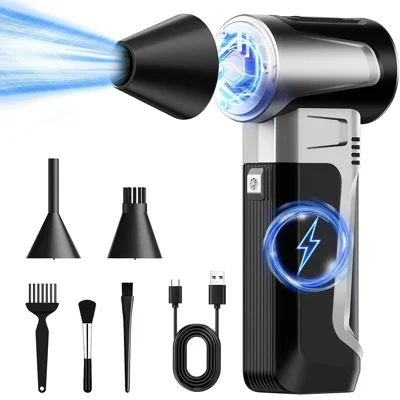 160000 RPM Handheld Turbo Fan High Speed Brushless Motor Dust Blower Wireless Portable Fan for Home Outdoor