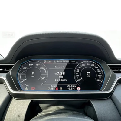 Für Q4 e-tron 2022-2024 10,25-Zoll-Dashboardschirmschutz Anti-Fingerprint-Aushärtungsfolie