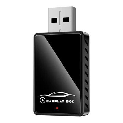 Q1BP 4 in 1 Wireless CarPlay Adapter AirPlay Mirror Link CarPlay Android Auto USB Dongle - Black