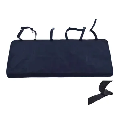 Car Trunk Storage Bag Oxford Cloth Waterproof Large Capacity Seat Back Headrest Hanging Organizer - Black