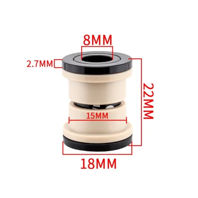 MUQZI MTB Rear Shock Bushing 7075 Aluminum Alloy Bike Rear Suspension Shock Absorber DU Bushing - 22Mm