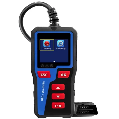 AT300 Scanner OBD2 Écran TFT 1,8 pouce Outil de Diagnostic Automobile Lecteur de Codes de Test de Batterie pour Vérification Moteur