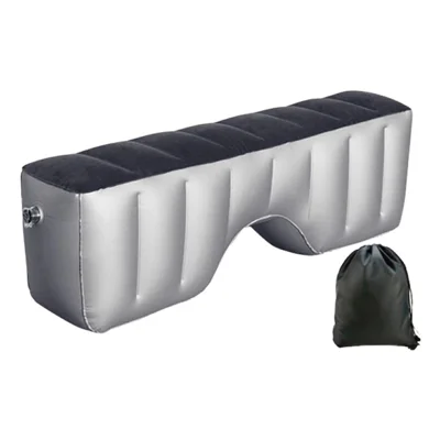 Colchón Hinchable para Asiento Trasero de Coche, Relleno de Almohada Hinchable con Bomba Eléctrica para Viajes