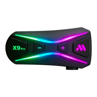 X9 Pro IPX6 wasserdichte Helm Bluetooth-kompatible Kopfhörer, drahtloses Motorrad-Funkgerät-Headset mit Hartmikrofon