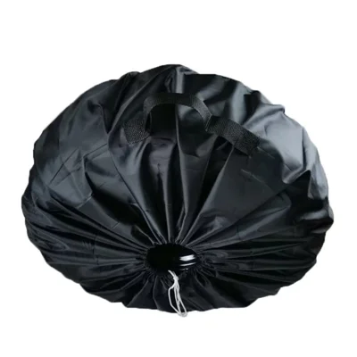 Cover per Ruota di Scorta Auto Dimensioni XL 85x70 cm Impermeabile in Tessuto Oxford 210D Protezione UV per SUV Camion RV - Nero Argento