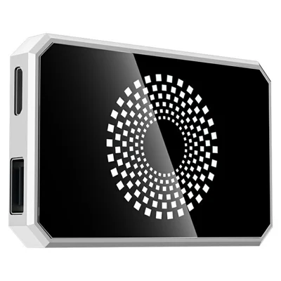 A11K 4+32GB Caja AI Android Auto CarPlay Inalámbrico Sistema Android 13.0 Caja de Conversión de Salida HD 4K para Coche - Plata