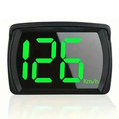 Y03 HUD para Coche, Display de Velocímetro GPS, Chip Doble GPS + Beidou, Función Plug and Play, Diseño con Parasol para Coches, Camiones, Autobuses, Patinetes Eléctricos, Bicicletas - KM/H