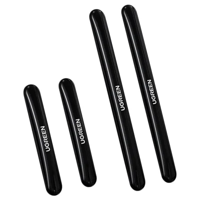 UGREEN 80874 4PCS Car Door Edge Guard Protector Anti-Collision Strip Car Rearview Mirror Shockproof Protector - Nero