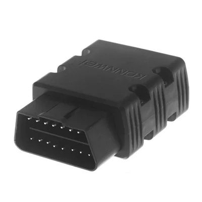 KONNWEI KW902 совместимый с Bluetooth 4.0 5.0 ELM327 OBD2 прибор диагностики неисправностей автомобиля с двойным режимом для IOS/Android — черный