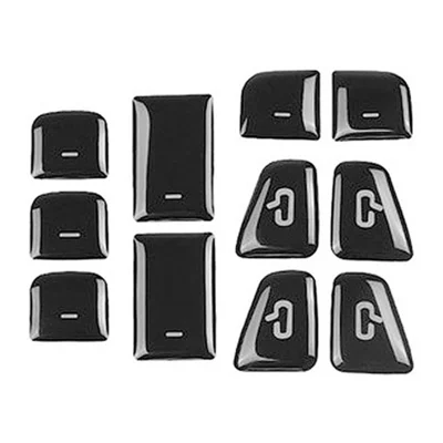 M30810 11-teiliges Autoaufkleber-Set Harz-Reparaturkit für Fensterschalter, Türverriegelung für Tesla Model Y / 3