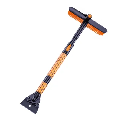 ST-3908 Quitanieve Extendible Desmontable de Doble Cabezal para Invierno Cepillo Quitanieve para Parabrisas de Coche