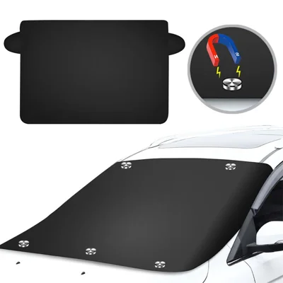 Cubierta protectora para parabrisas de coche de invierno R-3952 con revestimiento de plata, a prueba de nieve y heladas