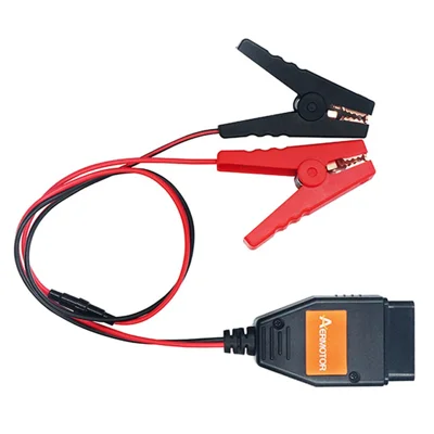 Clips de batterie AERMOTOR Alligator Car Emergency Power Off Protector avec connecteurs OBD2 ECU Memory