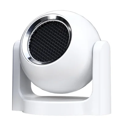 9709 12V Car Interior Hot / Cold Wind Fan Windshield Defrosting Defogging ABS Heater - White