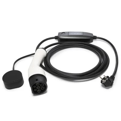 EU Plug 10m Cable Portable Charger New Energy Electric Vehicle Charging Gun - 16A