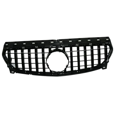 WINAUTO Front Bumper Grille Replacement for 2016-2019 CLA-Class W117 GT, Piano Black