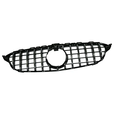 WINAUTO For New C-Class W205 2014-2018 GT Style Car Front Air Inlet Vent Grid Cover with Camera Hole