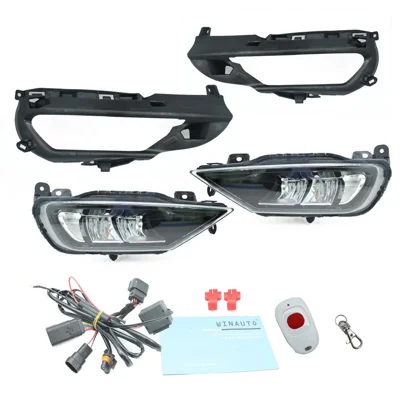 WINAUTO For XC60 / S90 2019 1 Pair Daytime Running Lamp Waterproof LED Fog Light