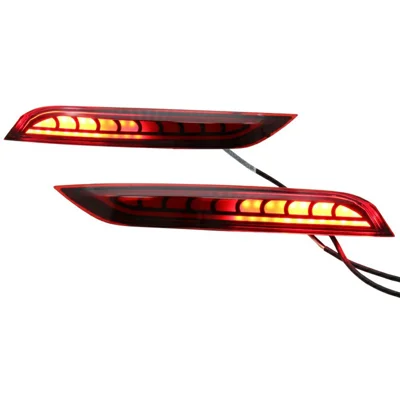 WINAUTO 1 Pair LED Rear Bumper Light for Polo 2014-2018 Turn Signal Brake Lamp