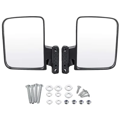 SF-GEF-01 Kit di specchietti retrovisori laterali per carrelli da golf con viti per l'installazione